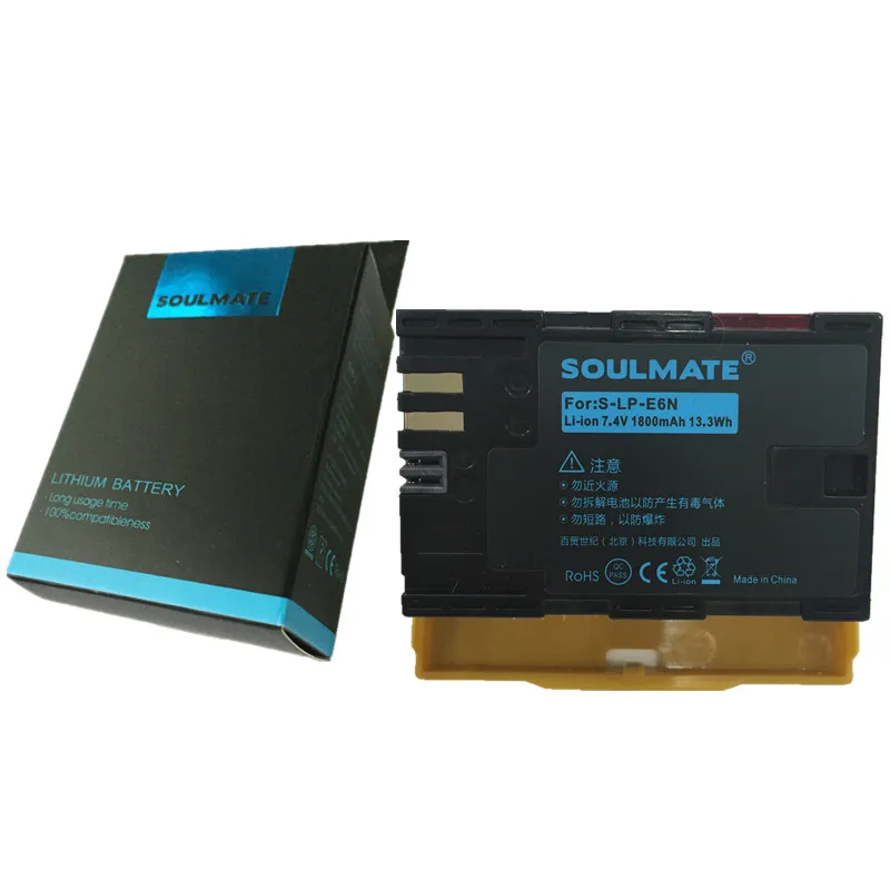 LP-E6N LP E6 LP E6N lithium batteries pack LPE6 Digital Camera Battery LP E6N For Canon EOS Mark III 7D 60D 60Da 70D 80D DSLR
LP-E6N LP E6 LP E6N lithium batteries pack LPE6 Digital Camera Battery LP E6N For Canon EOS Mark III 7D 60D 60Da 70D 80D DSLR