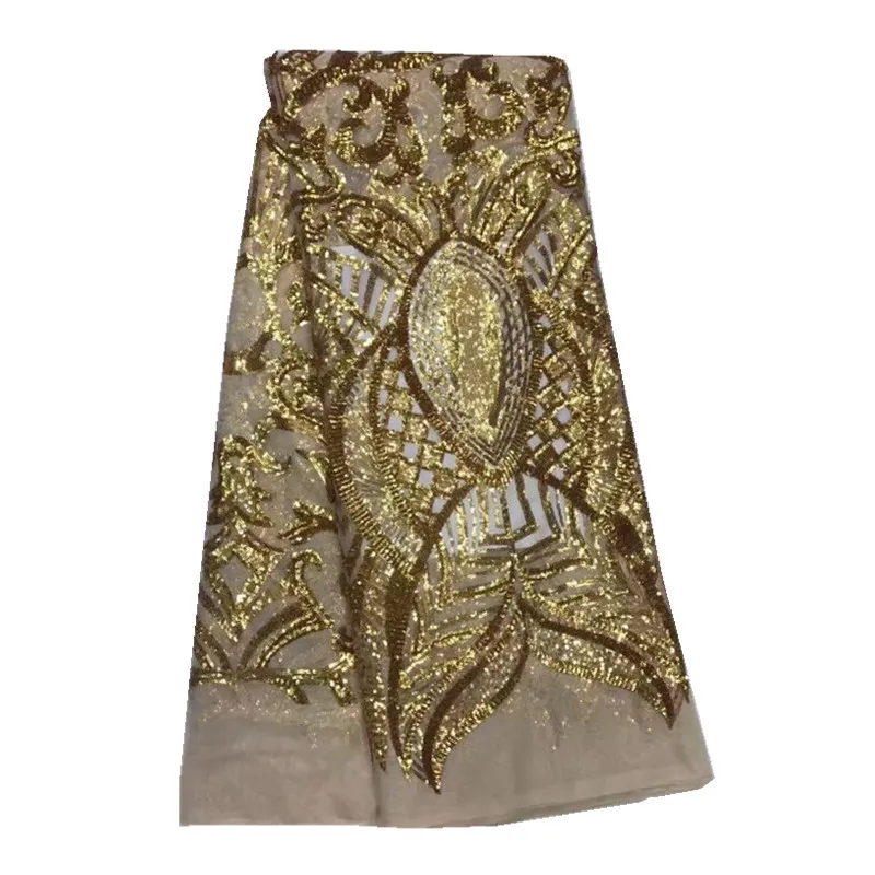 ew Modern Style Fashion African Hand Cut Sequined French Lace Embroidery Fabric 33
ew Modern Style Fashion African Hand Cut Sequined French Lace Embroidery Fabric 33