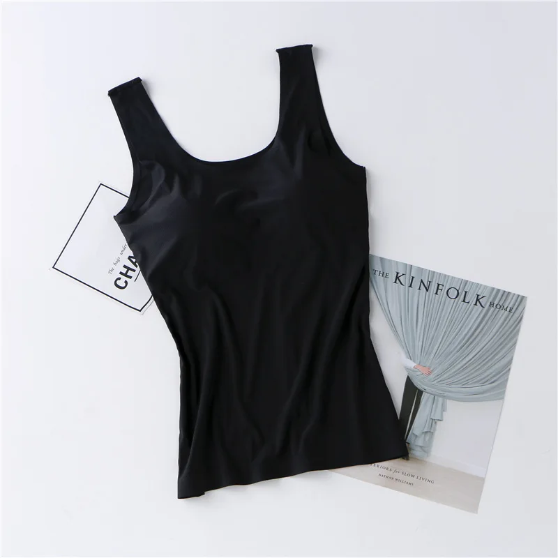 Womens Wireless Bras Seamless Bra Padded Solid Tank Top Strap Comfortable Underwear Sexy Tank Tops Lady Girls Bra
Womens Wireless Bras Seamless Bra Padded Solid Tank Top Strap Comfortable Underwear Sexy Tank Tops Lady Girls Bra