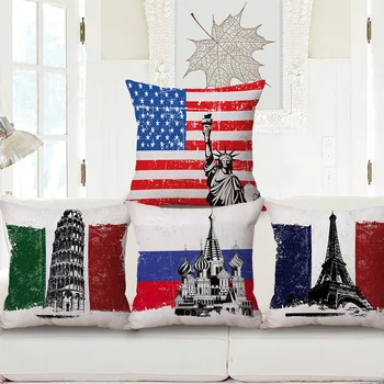 ZXZXOON modern decorative throw pillow case building Eiffel Tower, Leaning Tower of Pisa cotton linen cushion cover for sofa
ZXZXOON modern decorative throw pillow case building Eiffel Tower, Leaning Tower of Pisa cotton linen cushion cover for sofa