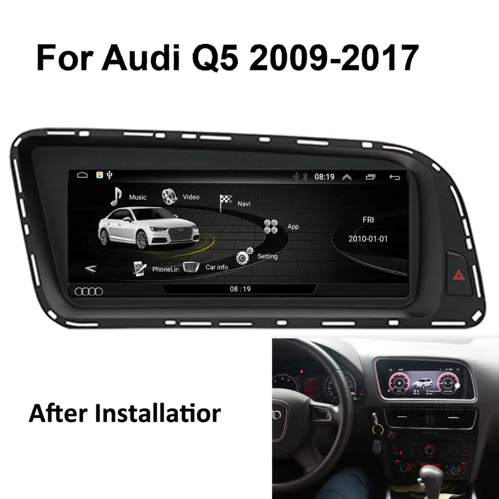 COIKA 8.8" Android 8.1 System Car IPS Touch Screen Stereo For Audi Q5 2009-2017 With 2+32G RAM GPS Navi WIFI Google Carplay
COIKA 8.8" Android 8.1 System Car IPS Touch Screen Stereo For Audi Q5 2009-2017 With 2+32G RAM GPS Navi WIFI Google Carplay