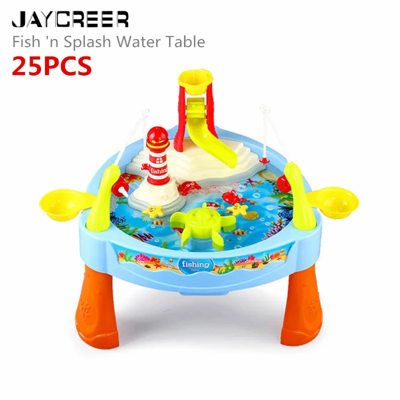 Mini Fishing Game Set Electric Magnetic Rod and Reel Toy Water Playing Fun Paradise With Music and Light
Mini Fishing Game Set Electric Magnetic Rod and Reel Toy Water Playing Fun Paradise With Music and Light