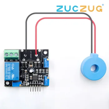 DC 5V Current Detector Sensor Module AC / Short Circuit Detection Max AC 50A Digital Output
DC 5V Current Detector Sensor Module AC / Short Circuit Detection Max AC 50A Digital Output