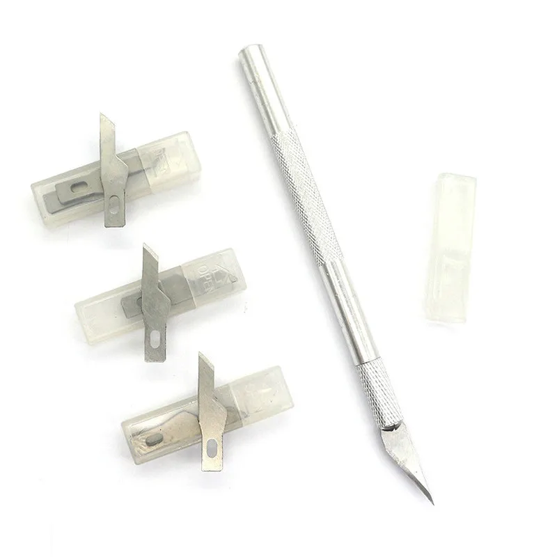 Carving pencil paper knife, glue board rubber stamp, mobile phone film sticking model with 24 oblique blades
Carving pencil paper knife, glue board rubber stamp, mobile phone film sticking model with 24 oblique blades