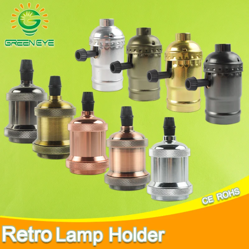 Green Eye Edison Pendant Lamp Holder E27 Antique ScrewEdison Bulb Base Aluminum Lamp Socket Industrial Retro Lamp Fittings
Green Eye Edison Pendant Lamp Holder E27 Antique ScrewEdison Bulb Base Aluminum Lamp Socket Industrial Retro Lamp Fittings