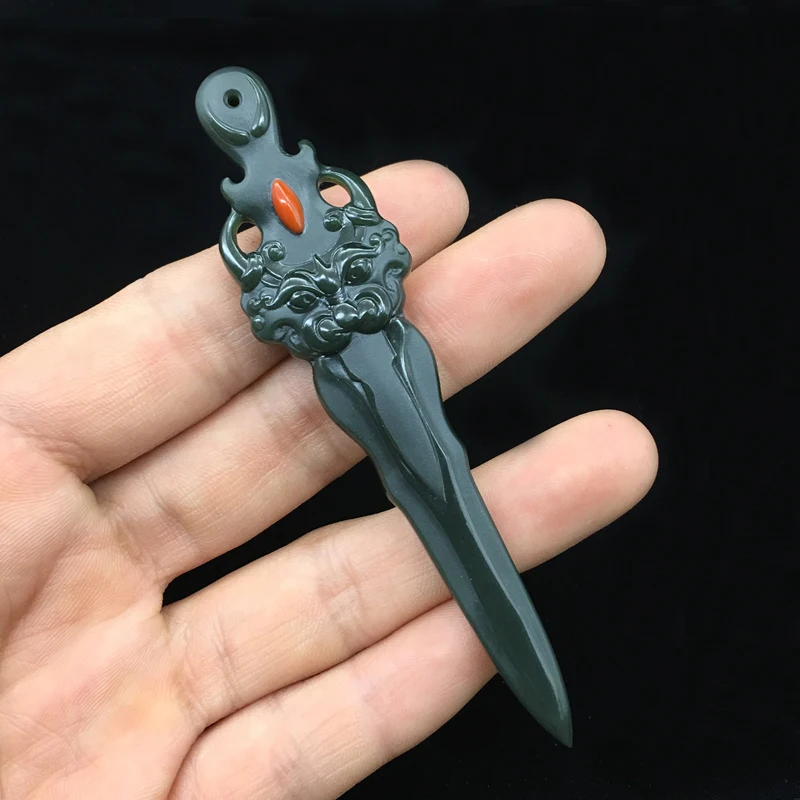 Xinjiang Hetian jade sapphire one fine material sitting lotus Guanyin brand pendant jade Buddha pendant black jade hp311#
Xinjiang Hetian jade sapphire one fine material sitting lotus Guanyin brand pendant jade Buddha pendant black jade hp311#