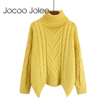 Jocoo Jolee Casual Loose Sweater Bat Sleeve Irregular Turtleneck Thickening Knitted Sweater Wind Rough Woolen Coat Harajuku
Jocoo Jolee Casual Loose Sweater Bat Sleeve Irregular Turtleneck Thickening Knitted Sweater Wind Rough Woolen Coat Harajuku