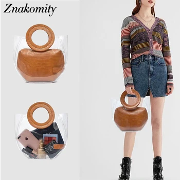 Znakomity Summer Woman Small Handbag Crocodile Clear Transparent Beach Bag Ladies Jelly Barrel-shaped PVC Leather Tote Bag Women
Znakomity Summer Woman Small Handbag Crocodile Clear Transparent Beach Bag Ladies Jelly Barrel-shaped PVC Leather Tote Bag Women