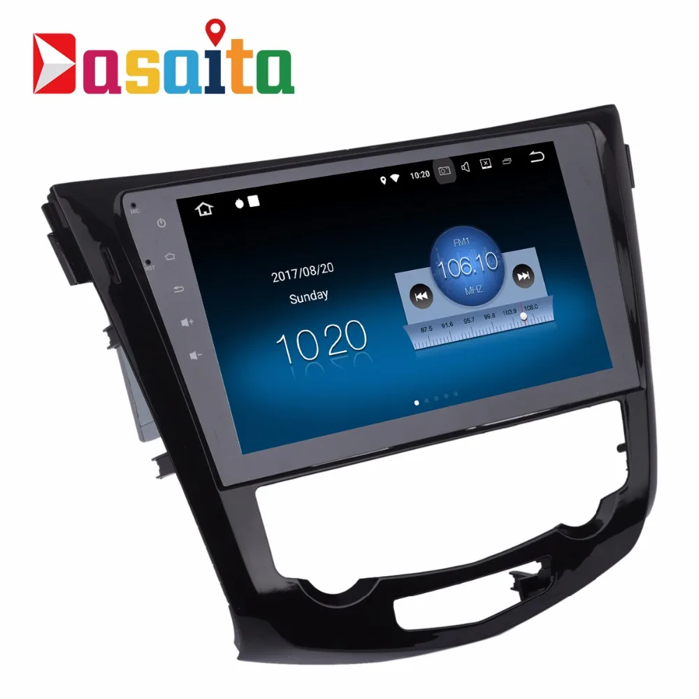 Dasaita 10.2" Android 8.1 Car GPS Player Navi for Nissan X-Trail 2014-2017 with 2G+16G Quad Core Stereo Radio Multimedia 4G