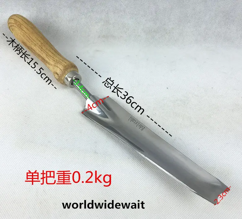 Stainless Steel Long Shovel For Fit Garden Plant Transplanting Hand Tool
Stainless Steel Long Shovel For Fit Garden Plant Transplanting Hand Tool