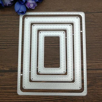 Stitched rectangle frame Metal Cutting Dies Stencils For DIY Scrapbooking Decorative Embossing Handcraft Die Cutting Template
Stitched rectangle frame Metal Cutting Dies Stencils For DIY Scrapbooking Decorative Embossing Handcraft Die Cutting Template