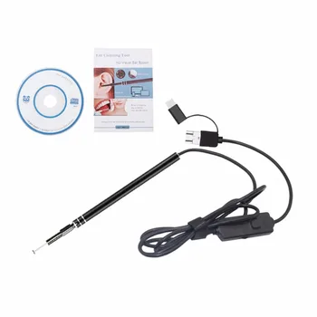Ear Cleaning Endoscope HD Visual Ear Spoon 3-in-1 Earpick With Mini Camera Ear Health Care Multifunctional USB Cleaning Tool
Ear Cleaning Endoscope HD Visual Ear Spoon 3-in-1 Earpick With Mini Camera Ear Health Care Multifunctional USB Cleaning Tool