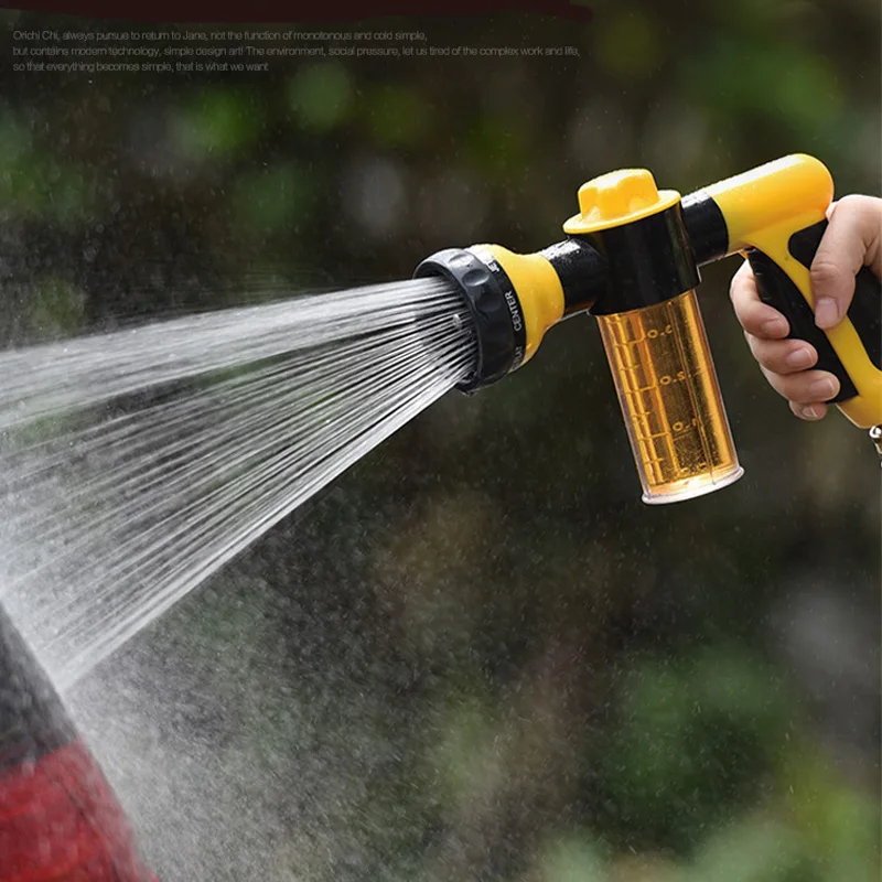 Spray Gun Washing Tool 8 in 1 Jet Spray Gun Soap Dispenser Hose for Watering Garden Nozzle Car Wash Tool
Spray Gun Washing Tool 8 in 1 Jet Spray Gun Soap Dispenser Hose for Watering Garden Nozzle Car Wash Tool