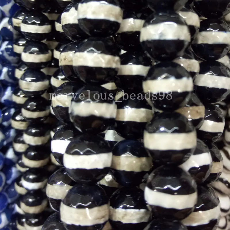 Free Shipping 6mm; 8mm 10mm White Black Faceted Carnelian Spherical Women Men Spacers Loose Beads 15" pG7734
Free Shipping 6mm; 8mm 10mm White Black Faceted Carnelian Spherical Women Men Spacers Loose Beads 15" pG7734
