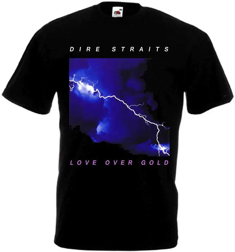 Dire Straits - Love Over Gold T-shirt black poster all sizes S...5XL Novelty Cool Tops Men'S Short Sleeve T shirt
Dire Straits - Love Over Gold T-shirt black poster all sizes S...5XL Novelty Cool Tops Men'S Short Sleeve T shirt