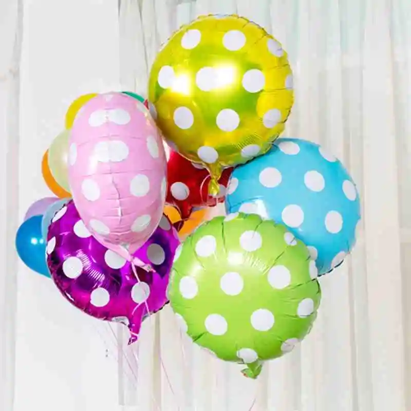 18inch candy color cute polka dot balloons pink blue green golden round balloons for wedding birthday party decoration 1PCS
18inch candy color cute polka dot balloons pink blue green golden round balloons for wedding birthday party decoration 1PCS