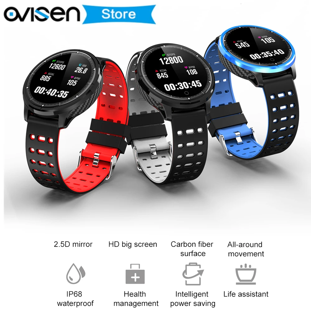 IP68 Waterproof Sport Smart Watch Ovisen P71 Bluetooth 4.0 Heart Rate Monitor Smartwatch For Apple IPhone xiaomi Fitness Tracker
IP68 Waterproof Sport Smart Watch Ovisen P71 Bluetooth 4.0 Heart Rate Monitor Smartwatch For Apple IPhone xiaomi Fitness Tracker