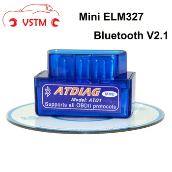 VSTM mini ELM327 V2.1 Bluetooth Vgate Scan On Android OBD2/OBDII Elm 327 v2.1 Diagnostic Tool&Code Reader
VSTM mini ELM327 V2.1 Bluetooth Vgate Scan On Android OBD2/OBDII Elm 327 v2.1 Diagnostic Tool&Code Reader