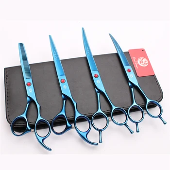 20Sets Suit 7" 19.5cm 4Pcs 440C Purple Dragon Wholesale Professional Pets Hair Clippers Dogs Flur Shears Grooming-for-dog Z3002
20Sets Suit 7" 19.5cm 4Pcs 440C Purple Dragon Wholesale Professional Pets Hair Clippers Dogs Flur Shears Grooming-for-dog Z3002
