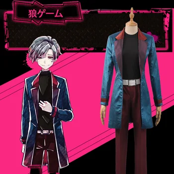 Game Bad Wolf Ookami Komiya Chigusa Halloween Christmas Blue Jacket Uniform Cosplay Costume Top+ Burgundy Pants+Shirt+Belt
Game Bad Wolf Ookami Komiya Chigusa Halloween Christmas Blue Jacket Uniform Cosplay Costume Top+ Burgundy Pants+Shirt+Belt