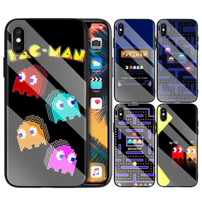 Tempered Glass Case Cover for Apple iPhone 7 8 6 6S 11 11Pro X XR XS MAX Plus Pacman Pac Man Eating Cartoon Soft TPU Case Coque
Tempered Glass Case Cover for Apple iPhone 7 8 6 6S 11 11Pro X XR XS MAX Plus Pacman Pac Man Eating Cartoon Soft TPU Case Coque