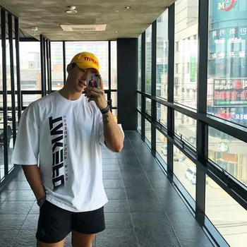 Muscle Summer Sports T-Shirt Men Fitness Loose Tops Stretch Large Size Bodybuilding Short Sleeve Fitness Wear Running shirt
Muscle Summer Sports T-Shirt Men Fitness Loose Tops Stretch Large Size Bodybuilding Short Sleeve Fitness Wear Running shirt