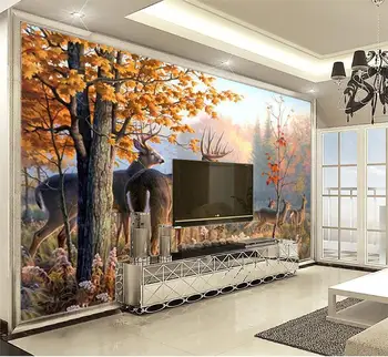 3D Wall Paper Home Decor Custom Golden Autumn Forest Deer HD Animal Decoration Beautiful Wallpaper
3D Wall Paper Home Decor Custom Golden Autumn Forest Deer HD Animal Decoration Beautiful Wallpaper