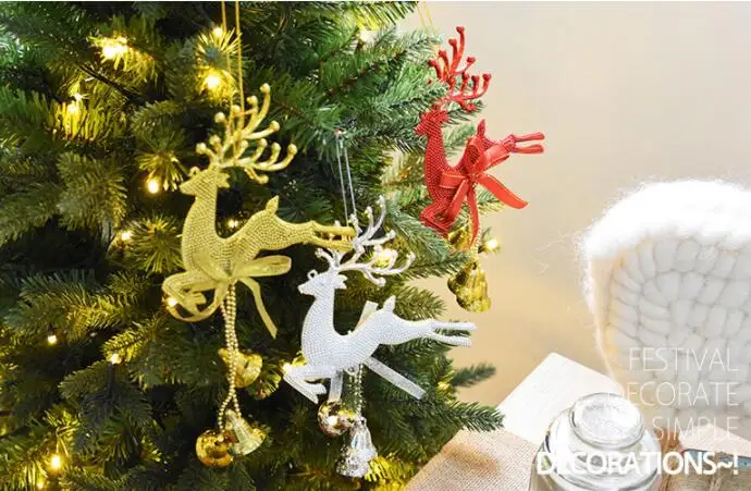 Glitter Elk Christmas Tree Decorations Hanging Pendant Deer Craft Ornament Christmas Decorations for Home New Year 2019
Glitter Elk Christmas Tree Decorations Hanging Pendant Deer Craft Ornament Christmas Decorations for Home New Year 2019