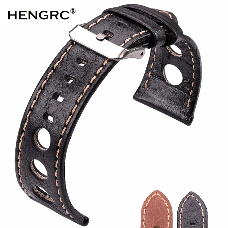 Genuine Leather Watchband Soft Thin 22mm 24mm Black Brown Women Men Watch Band Strap Belt With Pin Buckle
Genuine Leather Watchband Soft Thin 22mm 24mm Black Brown Women Men Watch Band Strap Belt With Pin Buckle