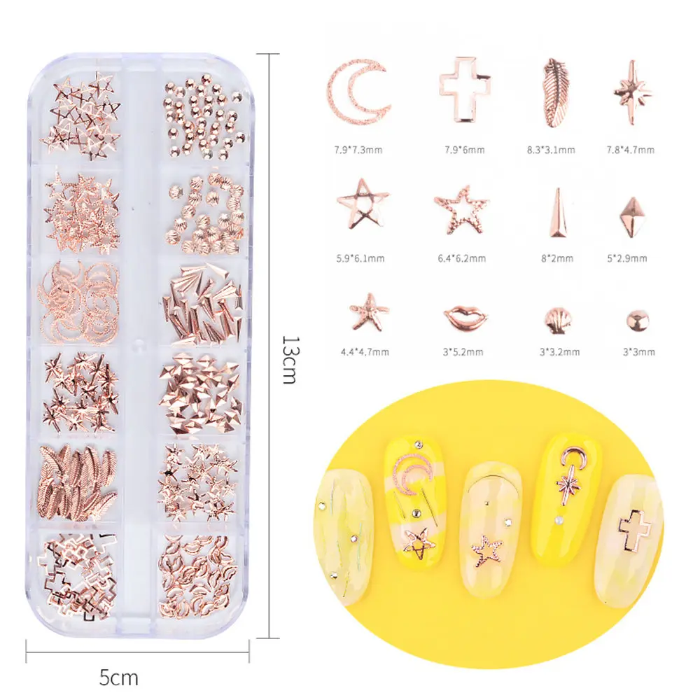 Bling Beauty Crystal Shiny 3D Nail Art Metal Decor Charms Mini Small Moon Star Circle Nails Art DIY Nail Decorations
Bling Beauty Crystal Shiny 3D Nail Art Metal Decor Charms Mini Small Moon Star Circle Nails Art DIY Nail Decorations