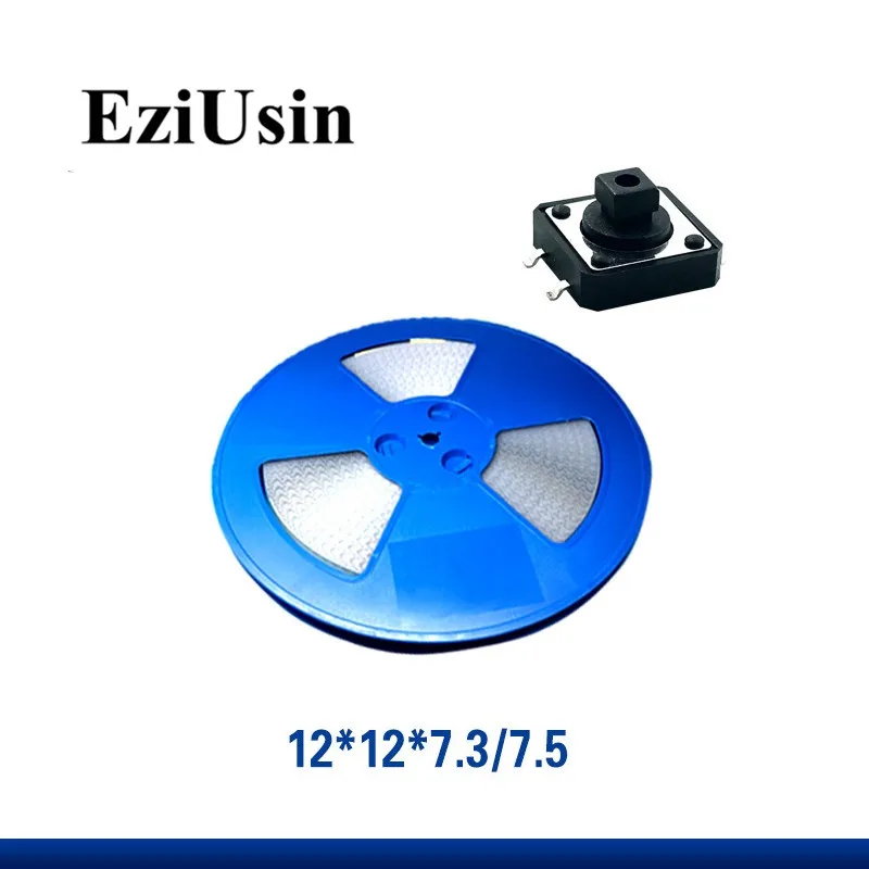 500pcs In Tape One Reel TS-F002 Micro Switch 12*12*7.3 Tactile Tact Push Button SMT 12x12x7.3 Elevator Switches
500pcs In Tape One Reel TS-F002 Micro Switch 12*12*7.3 Tactile Tact Push Button SMT 12x12x7.3 Elevator Switches