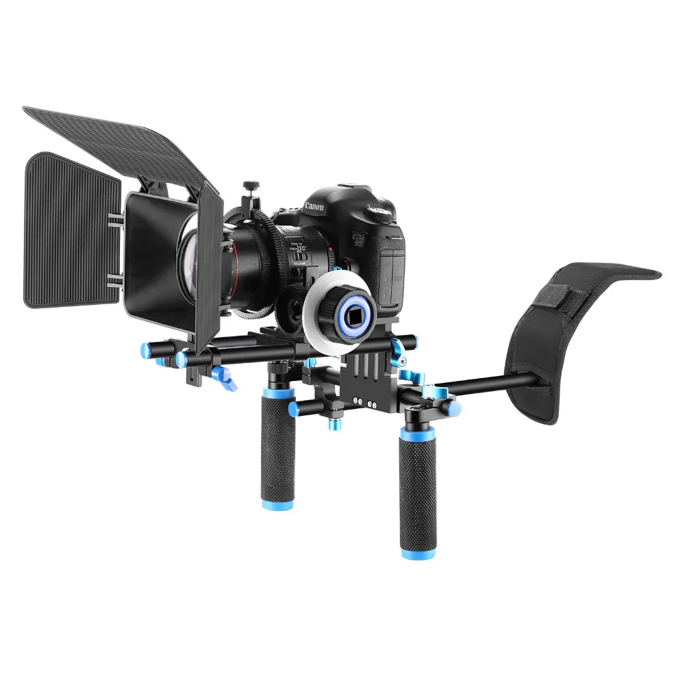 Neewer DSLR Rig Комплект Фильм Решений Системы включает Плечевой Камкордер Следуйте