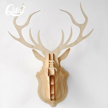 QITAI Wooden STAG deer head Christmas 2mm Plywood nature wood DIY Scrapbooking crafts home decoration accessories WF106
QITAI Wooden STAG deer head Christmas 2mm Plywood nature wood DIY Scrapbooking crafts home decoration accessories WF106