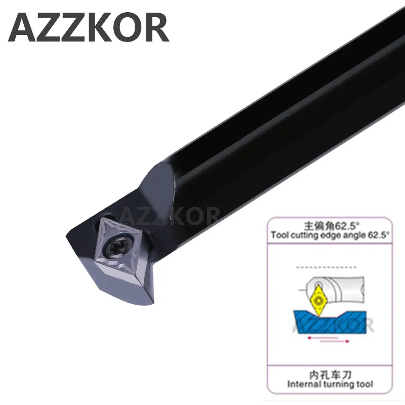 Internal Turning Tools Cutting Bar S16Q-SDWCR07 Lathe Cutter Wholesale S10K-SDWCR07 Carbide inserts CNC Holder AZZKOR Inner Tool
Internal Turning Tools Cutting Bar S16Q-SDWCR07 Lathe Cutter Wholesale S10K-SDWCR07 Carbide inserts CNC Holder AZZKOR Inner Tool