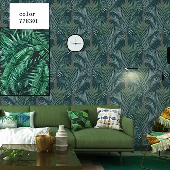 2019 New Nordic Leaf Wallpaper Southeast Asian Tropical Rainforest Wallpaper Bedroom Green Gray Plant Fresh Elegant Wallpaper
2019 New Nordic Leaf Wallpaper Southeast Asian Tropical Rainforest Wallpaper Bedroom Green Gray Plant Fresh Elegant Wallpaper
