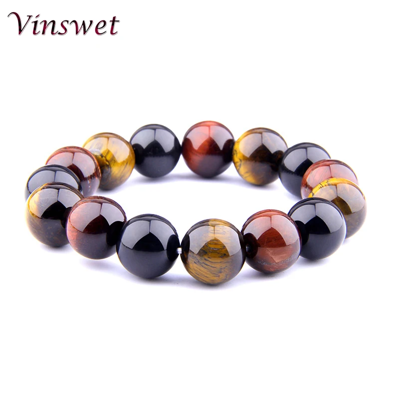 Vinswet Minimalist 14mm Tiger Eye Beads Bracelet Men For Health Care Handmade Casual Jewelry Pulsera Hombre
Vinswet Minimalist 14mm Tiger Eye Beads Bracelet Men For Health Care Handmade Casual Jewelry Pulsera Hombre