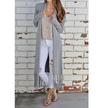 New Fashion Women Tassel Cardigan Jacket Outerwear Poncho Shawl Tops Autumn Warm Sweater Coat Kimono Sweatshirt Top
New Fashion Women Tassel Cardigan Jacket Outerwear Poncho Shawl Tops Autumn Warm Sweater Coat Kimono Sweatshirt Top