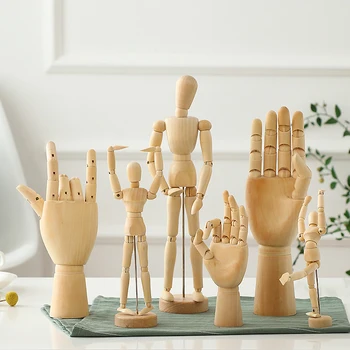 Creative Wooden Art Model Ornaments Wooden Doll Joint Hands Home Living Room Office Desktop Decorations decoration accessories
Creative Wooden Art Model Ornaments Wooden Doll Joint Hands Home Living Room Office Desktop Decorations decoration accessories