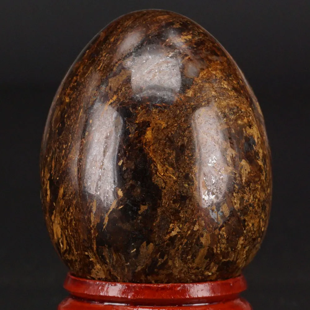 Natural Gemstone 34x44MM Bronzite Sphere Crystal Egg Chakra Healing Reiki Carving Crafts With Stand
Natural Gemstone 34x44MM Bronzite Sphere Crystal Egg Chakra Healing Reiki Carving Crafts With Stand