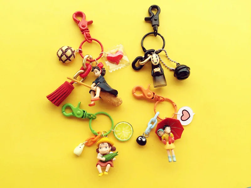 Japanese Anime Miyazaki My Neighbor Totoro Series With Action Figures Doll Keychain for Women Handbag Charm Key Holder Jewelry
Japanese Anime Miyazaki My Neighbor Totoro Series With Action Figures Doll Keychain for Women Handbag Charm Key Holder Jewelry