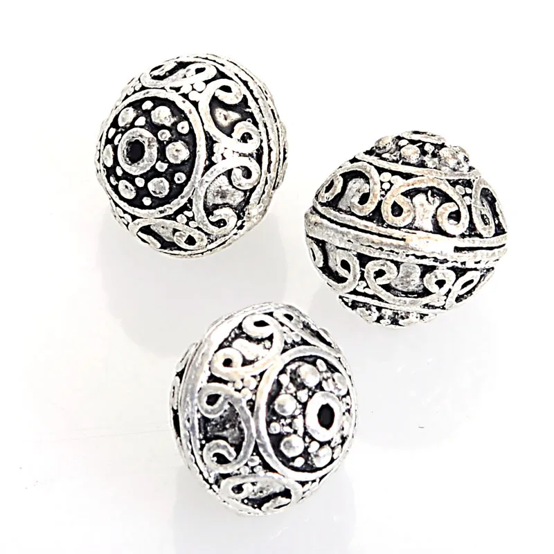 10 pcs 13mm Vintage Fluted Corrugated Antique Silver Design Spacer Tibetan Beads For Jewelry Making Accessories
10 pcs 13mm Vintage Fluted Corrugated Antique Silver Design Spacer Tibetan Beads For Jewelry Making Accessories