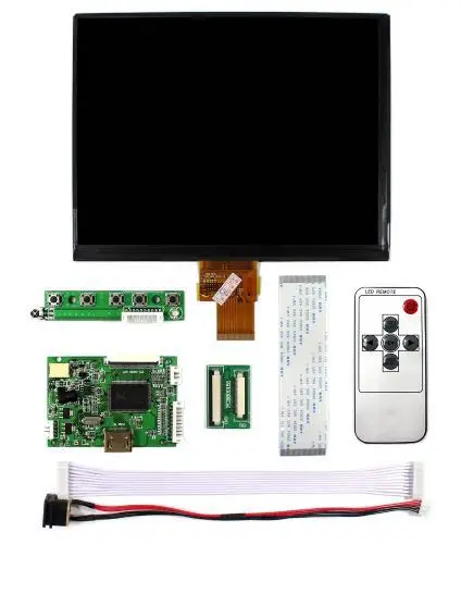 8" HJ080IA-01E 1024*768 IPS high-definition LCD Display For Raspberry Pi + HDMI/VGA/AV Control Driver Board
8" HJ080IA-01E 1024*768 IPS high-definition LCD Display For Raspberry Pi + HDMI/VGA/AV Control Driver Board