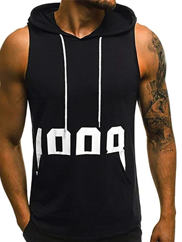 Men New Casual Hoodie Hoodie Sleeveless Vest 3D-printed Logo jogging Cool Street Hip-hop Vest Black and White With Summer Autumn
Men New Casual Hoodie Hoodie Sleeveless Vest 3D-printed Logo jogging Cool Street Hip-hop Vest Black and White With Summer Autumn