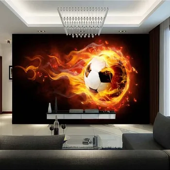 Customized Size 3D Fire Football Photo Mural Non-woven Modern Boy's Room Living Room TV Sofa Background Wall Cool Home Decor
Customized Size 3D Fire Football Photo Mural Non-woven Modern Boy's Room Living Room TV Sofa Background Wall Cool Home Decor
