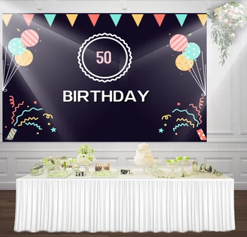 HUAYI 50th Birthday banner Aged to Perfection balloon ribbon Studio Photo Booth Props Photography Backdrop Background sm-201
HUAYI 50th Birthday banner Aged to Perfection balloon ribbon Studio Photo Booth Props Photography Backdrop Background sm-201