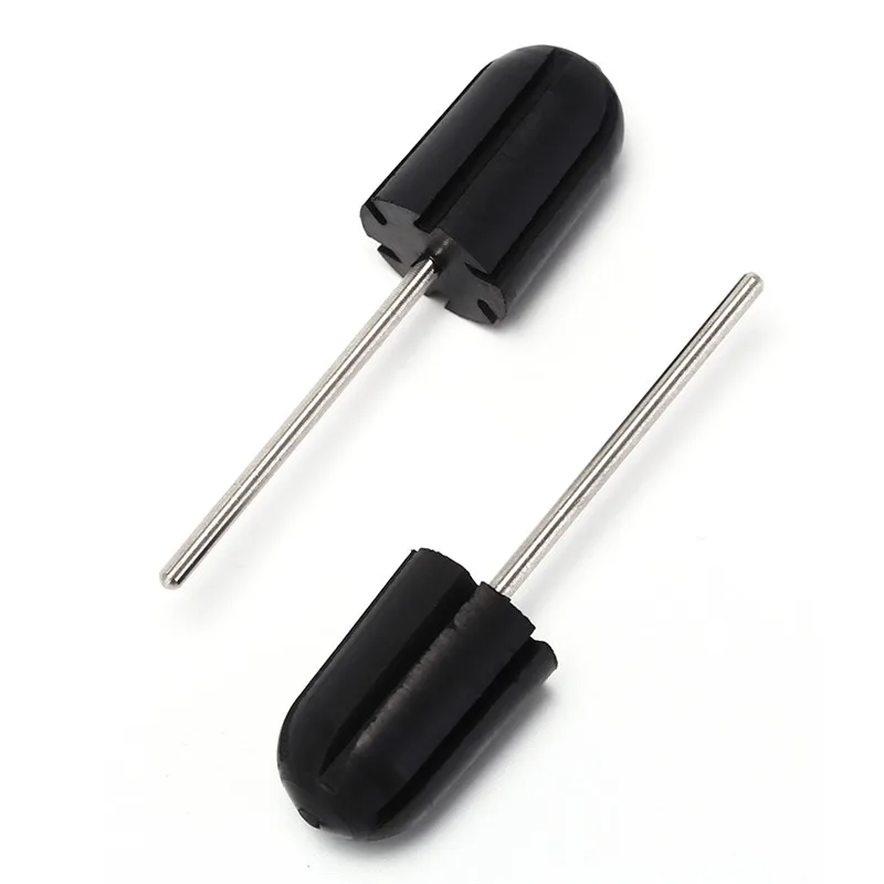 2pcs Black Rubber Drill Bits Professional Rubber Drill Bit Electric Nail Drill Manicure Pedicure Match Nail Sanding Cap
2pcs Black Rubber Drill Bits Professional Rubber Drill Bit Electric Nail Drill Manicure Pedicure Match Nail Sanding Cap