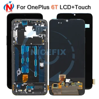 Oneplus 6T LCD with frame Display Screen Touch Panel Assembly Original One plus 6T LCD Display Digitizer Display OnePlus6T LCD
Oneplus 6T LCD with frame Display Screen Touch Panel Assembly Original One plus 6T LCD Display Digitizer Display OnePlus6T LCD