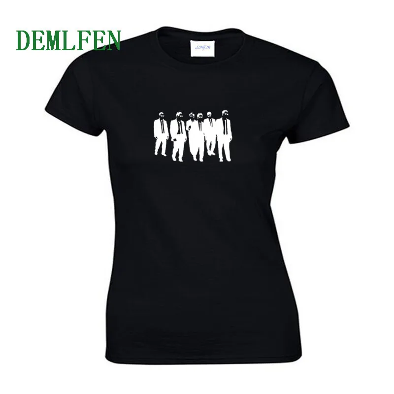 Movie Reservoir Dog T Shirt Women Fashion Director Quentin Tarantino Six Criminals Print Top Tees Short Sleeve Cotton T-shirt
Movie Reservoir Dog T Shirt Women Fashion Director Quentin Tarantino Six Criminals Print Top Tees Short Sleeve Cotton T-shirt