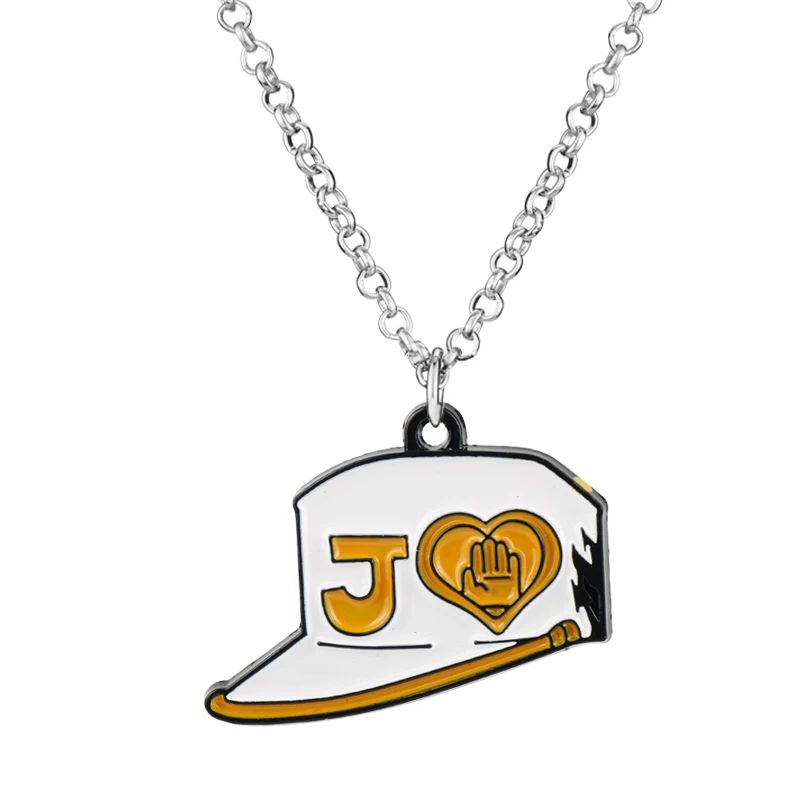 Anime Jo's Bizarra Adventures Kushiro Chengro's Student Hat Pendant Necklace Hip Hop Jewelry
Anime Jo's Bizarra Adventures Kushiro Chengro's Student Hat Pendant Necklace Hip Hop Jewelry