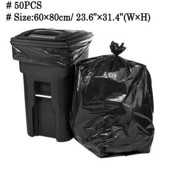 2019 New Fashion 50PCS Garbage Bags Heavy Duty Rubbish Bin Liners Large Plastic Bags Black Bulk
2019 New Fashion 50PCS Garbage Bags Heavy Duty Rubbish Bin Liners Large Plastic Bags Black Bulk